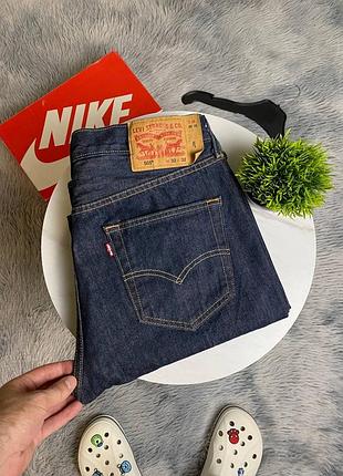Продам чоловічі джинси в темно синьому кольорі 501 моделі levis в розмірі w32\l32 без нюансів