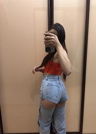 Джинси з розрізами bershka