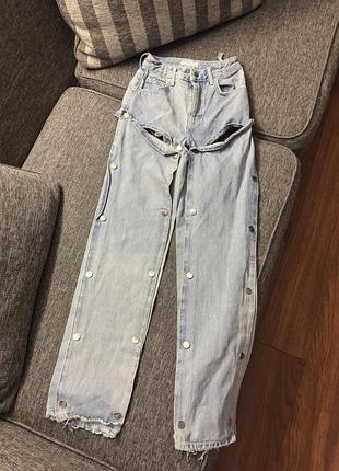 Джинси з розрізами bershka 2