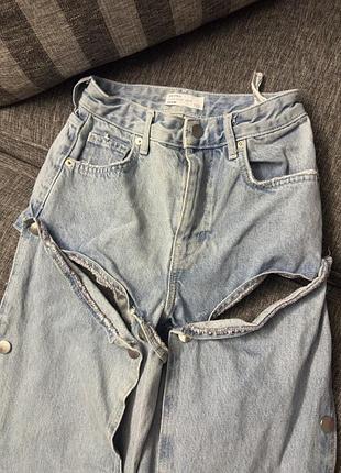 Джинси з розрізами bershka 3