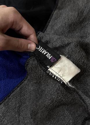 Плотная флисовая кофта куртка флиска the north face polartec vintage tnf тнф полартек винтаж оригинал 7