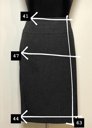 Стильна ділова спідниця-олівець zara basic (іспанія) 5
