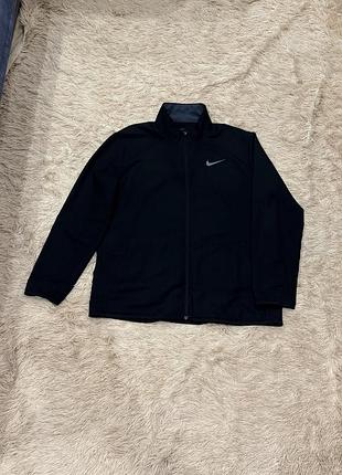Чёрная куртка софтшел ветровка nike найк оригинал xl