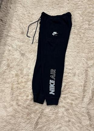 Чёрные спортивные штаны nike air найк аир оригинал s