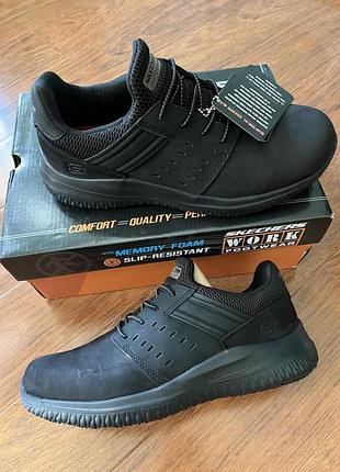 Skechers delson 3.0. размер 41. натуральная кожа