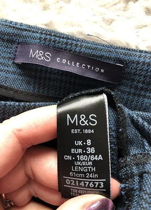 Спідниця міді з воланом marks & spenser р.8 9
