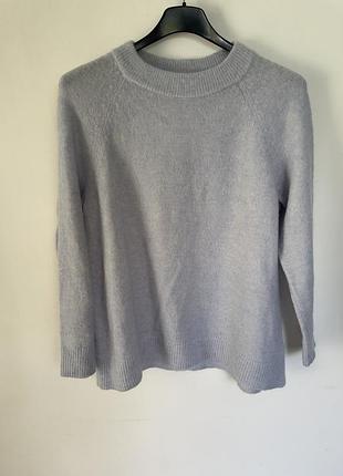 Блакитний светер вовна, шерсть h&m l 2