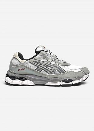 Asics gel-nyc 
• grey / silver • 10