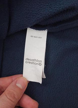 Кофта чоловіча quechua decathlon creation темно-синя m/l фліс 4