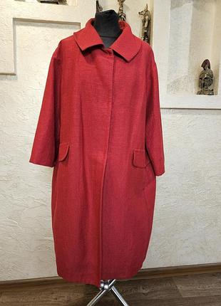 Летний плащ  лен шейка max mara