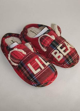 Теплые детские унисекс тапочки от dearfoams р. 31/32 стоп