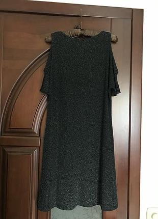 Чорна сукня з люрексом 9