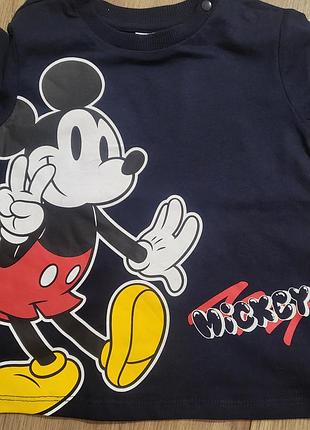 Світшот для хлопчика disney міккі маус, синій, 86 см