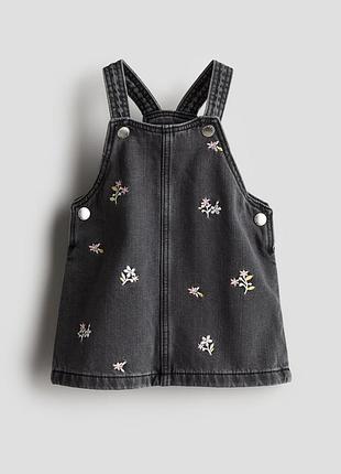 Сарафан з вишивкою h&m 9-12м