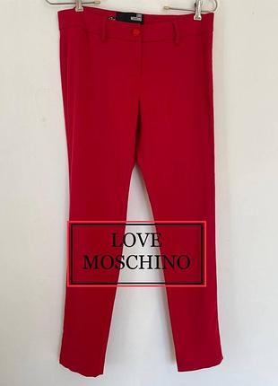 Червоні брюки штани love moschino