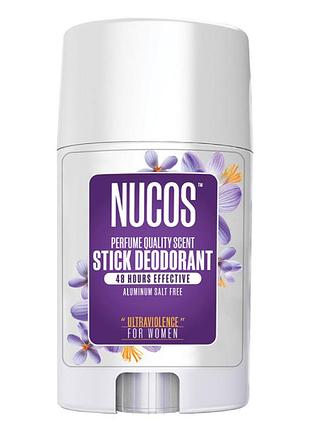 Жіночий дезодорант-стік nucos ultraviolence, 50 мл