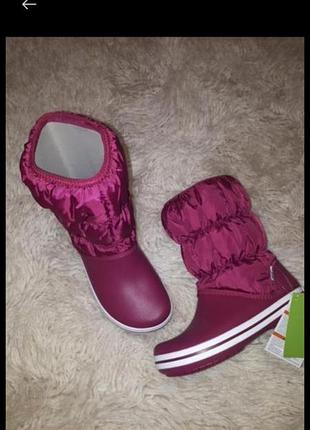 Зимние сапоги crocs j5 w7