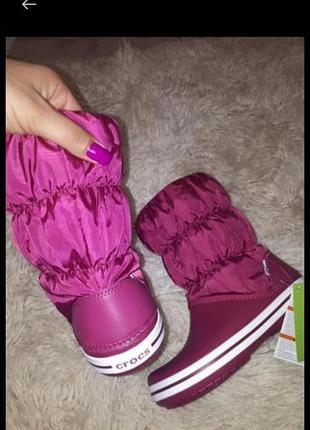 Зимние сапоги crocs j5 w7 2