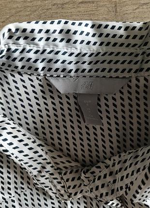 Сорочка блуза h&amp;m принт 2