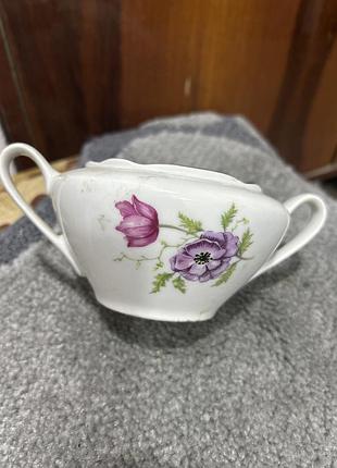 Цукорниця марка epiag, кarlovarsky porcelan) год выпуска 1950- 1970год.
