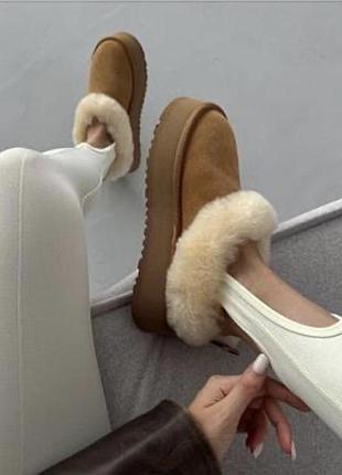 Ugg tazelle platform chestnut premium 2