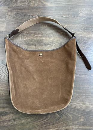 Сумка жіноча massimo dutti замшева коричнева