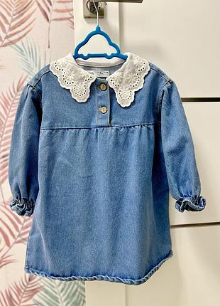 Джинсова сукня zara