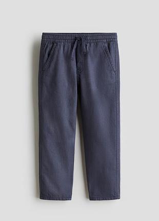 Брюки из хлопковой саржи h&amp;m 9635