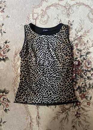 Майка dolce & gabbana жіноча леопардова 🐆