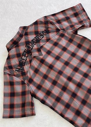 Чоловіча сорочка harley-davidson genuine motorclothes в клітинку, розмір s