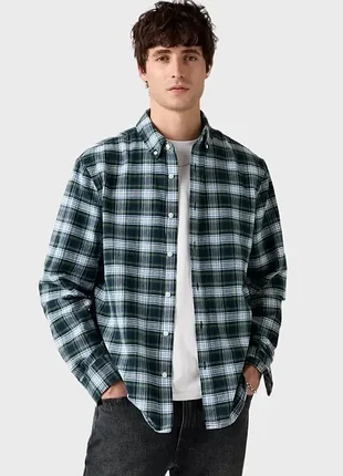 Рубашка в клетку levi's унисекс, размер m (дизайнерская текстура, оригинал)