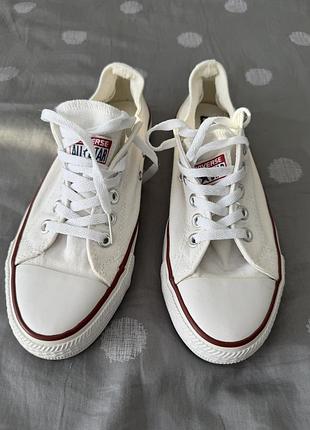 Кеди жіночі converse chuck taylor all star low білі, розмір 38
