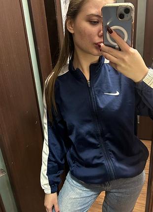 Темно-синій бомбер nike оригінал s