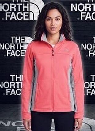 Жіноча спортивна куртка / кофта р.48/50 (l), the north face momentum jacket, коралова