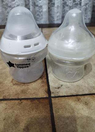 Пляшечки антиколікові для годування, фірмові tommee tippee, nuby (америка)