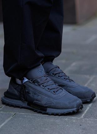 Кросівки lacoste elite active black dark grey 7