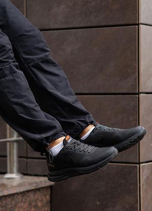 Кросівки nike pegasus gore-tex black orange 9