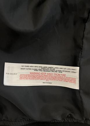 Куртка бомбер чоловіча primark чорна 4