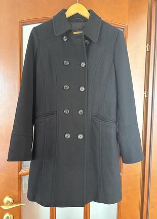 Вовняне пальто в стилі мілітарі max mara weekend m/l🖤