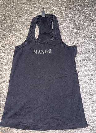 Майка жіноча mango чорна