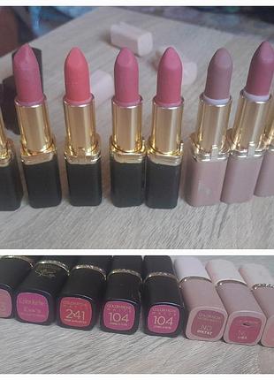 Тестер! матова помада лореаль loreal l'oreal