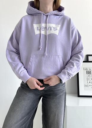 Лілове худі levis