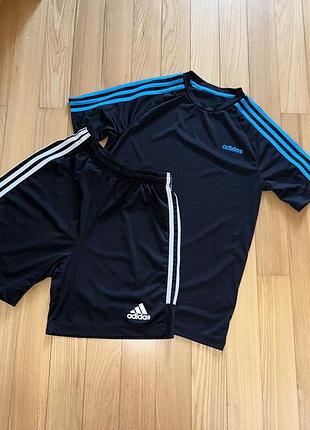 Спортивный комплект adidas xs-s оригинал футболка шорты