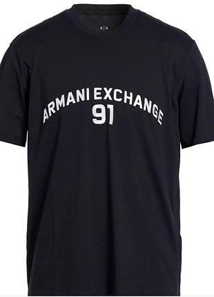 Нова футболка armani exchange big embroidered logo оригінал розмір xxl regular+