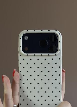 Чохол apple для iphone 17 pro max в горошок