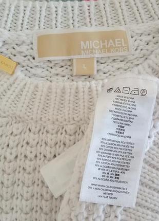 Белый свитер с молниями michael kors 6