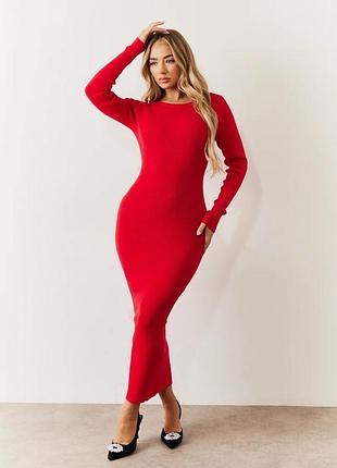 Довга сукня жіноча h&m червона