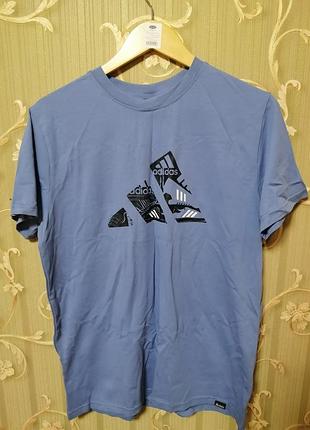 Нова лавандова футболка adidas essentials brandlove розмір s (оригінал