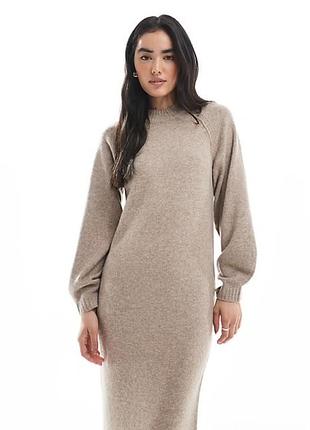 Довга жіноча сукня h&m молочного кольору