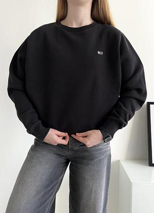Толстовка світшот на флісі tommy hilfiger jeans
